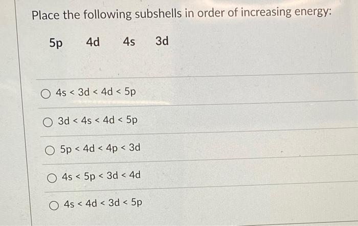 Solved An atom has an electron configuration of: 1s 2s 2p 3s | Chegg.com