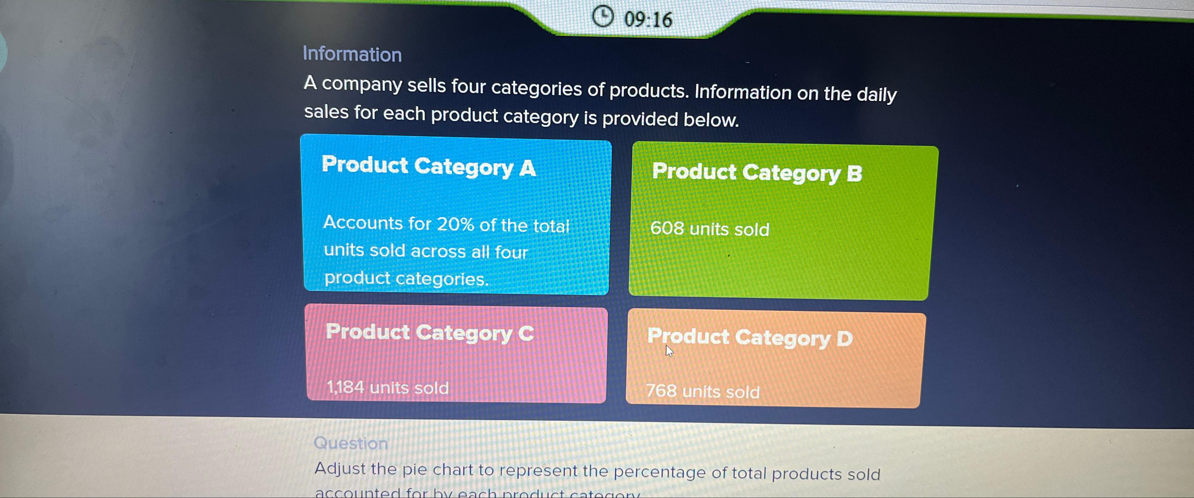 solved-09-16informationa-company-sells-four-categories-of-chegg