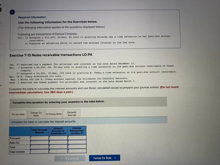 Solved Required information Use the following information | Chegg.com
