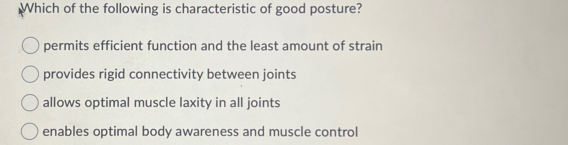 Solved Which of the following is characteristic of good | Chegg.com