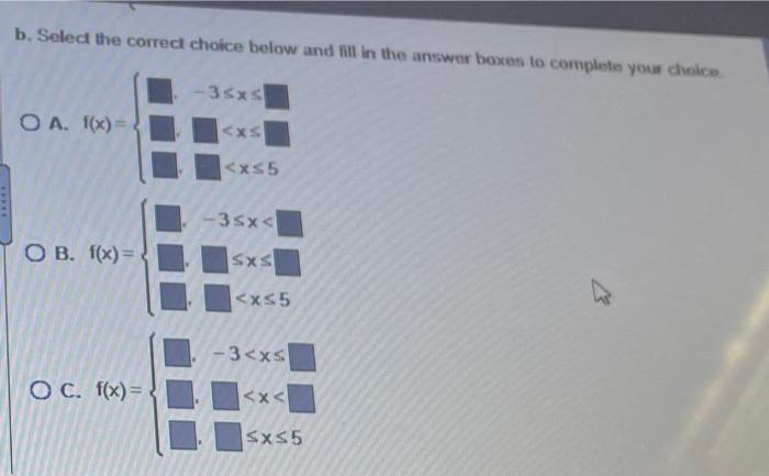 Solved Feda formula for each function graphed below (- (1.23 | Chegg.com