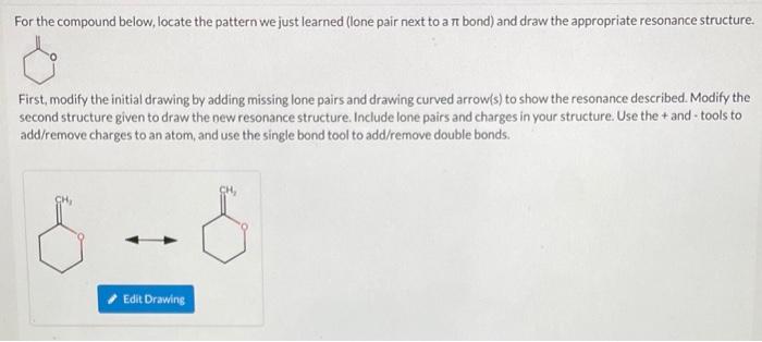 Solved For The Compound Below, Locate The Pattern We Just | Chegg.com