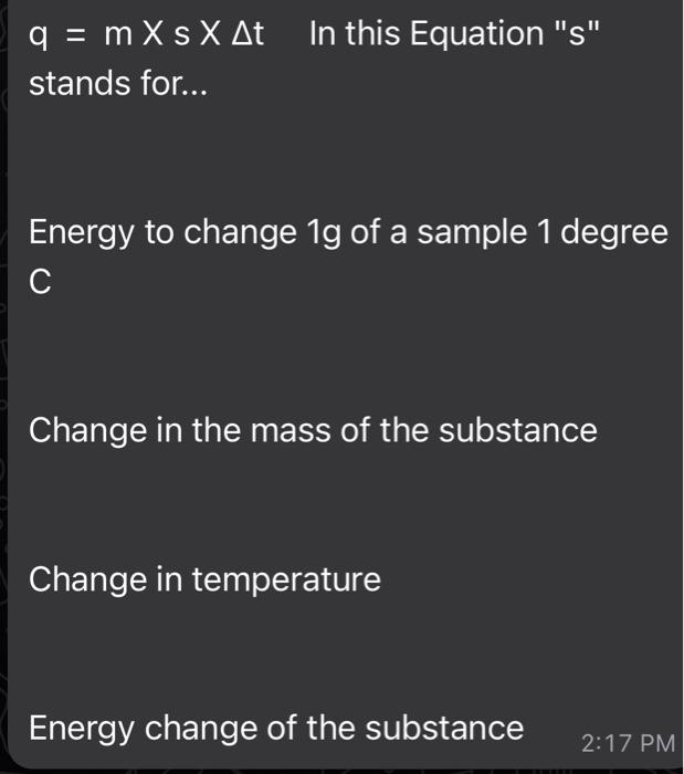Solved The unit for Molar Heat Capacity Cm, metal (Du long
