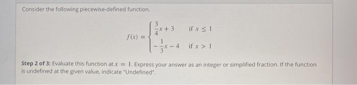 Solved Consider the following piecewise-defined function فر | Chegg.com