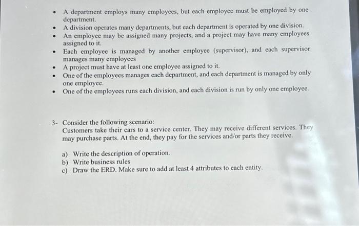 Solved Assignment 2. For cach question you mus: 1. Draw the | Chegg.com
