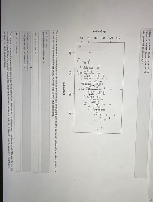 Solved Linear Regression Example We wil look at building a | Chegg.com