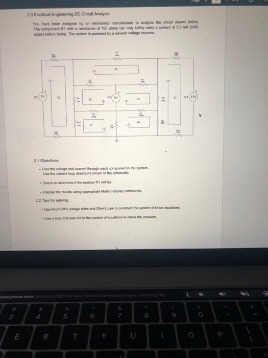 2.0 Electrical Engineering DC Circuit Analysis You | Chegg.com