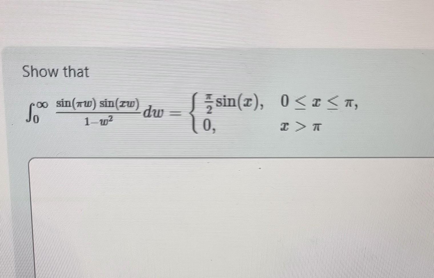 Solved Show that | Chegg.com