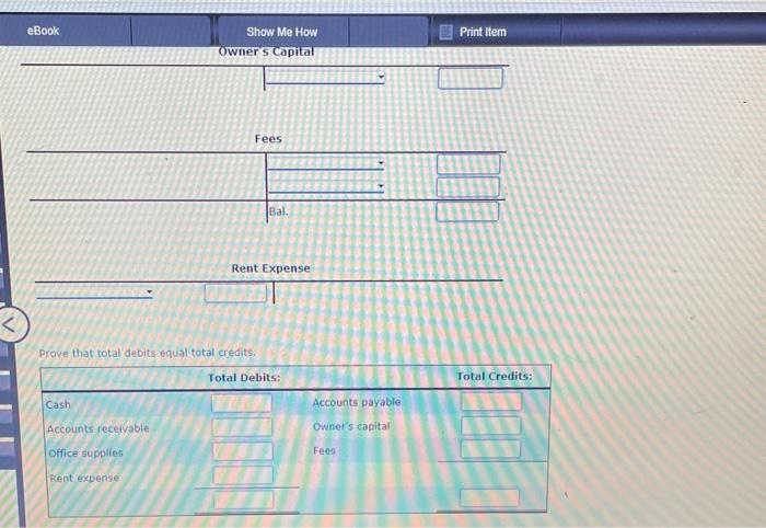 general ledger t accounts example