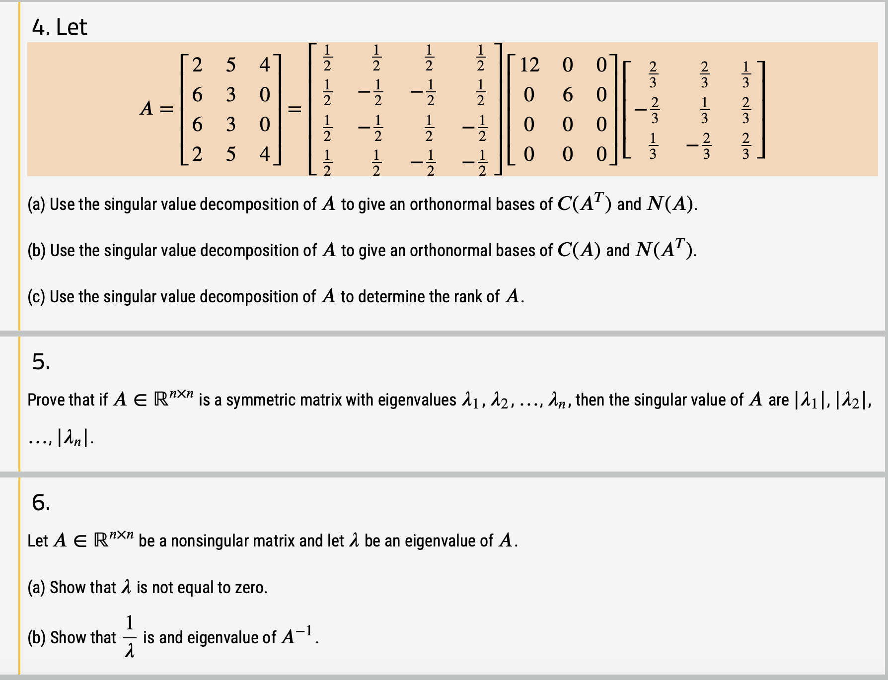Solved Can you do the following question? This is a linear | Chegg.com