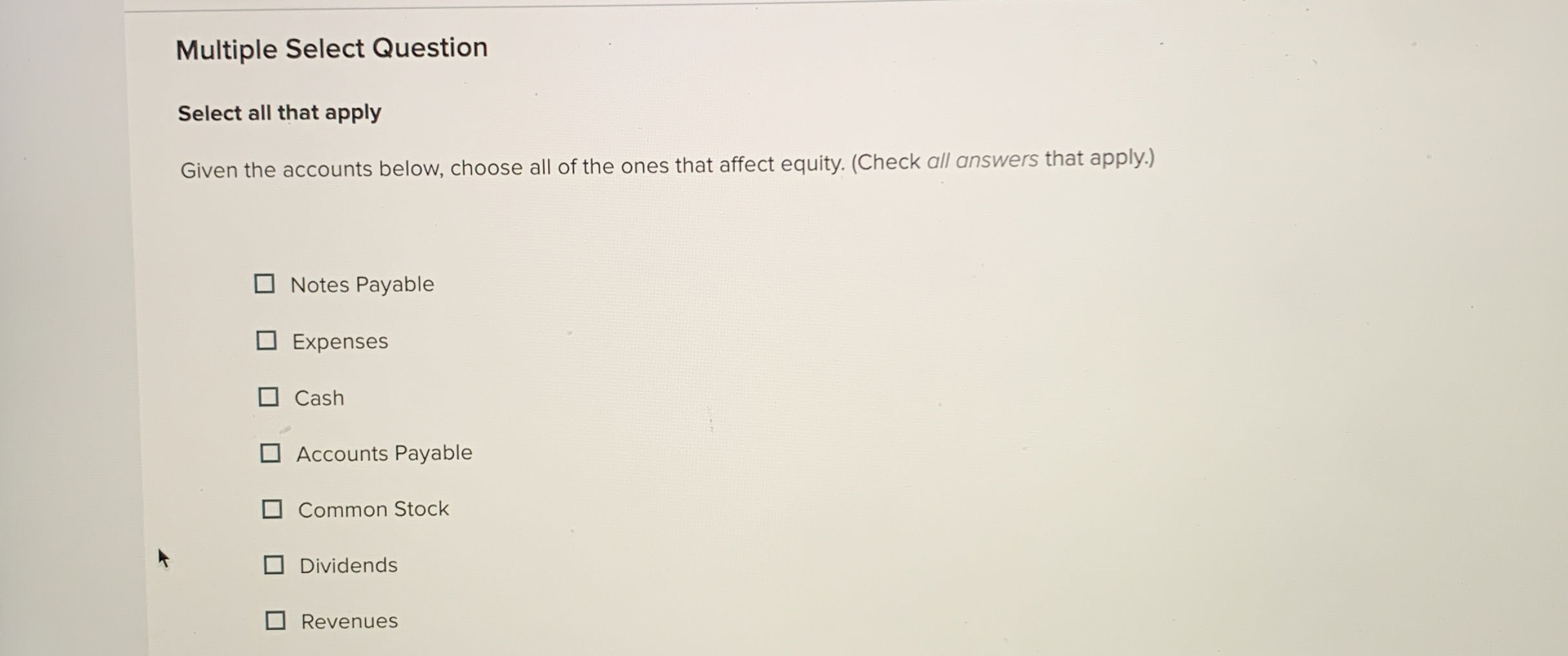 Solved Multiple Select QuestionSelect all that applyGiven | Chegg.com