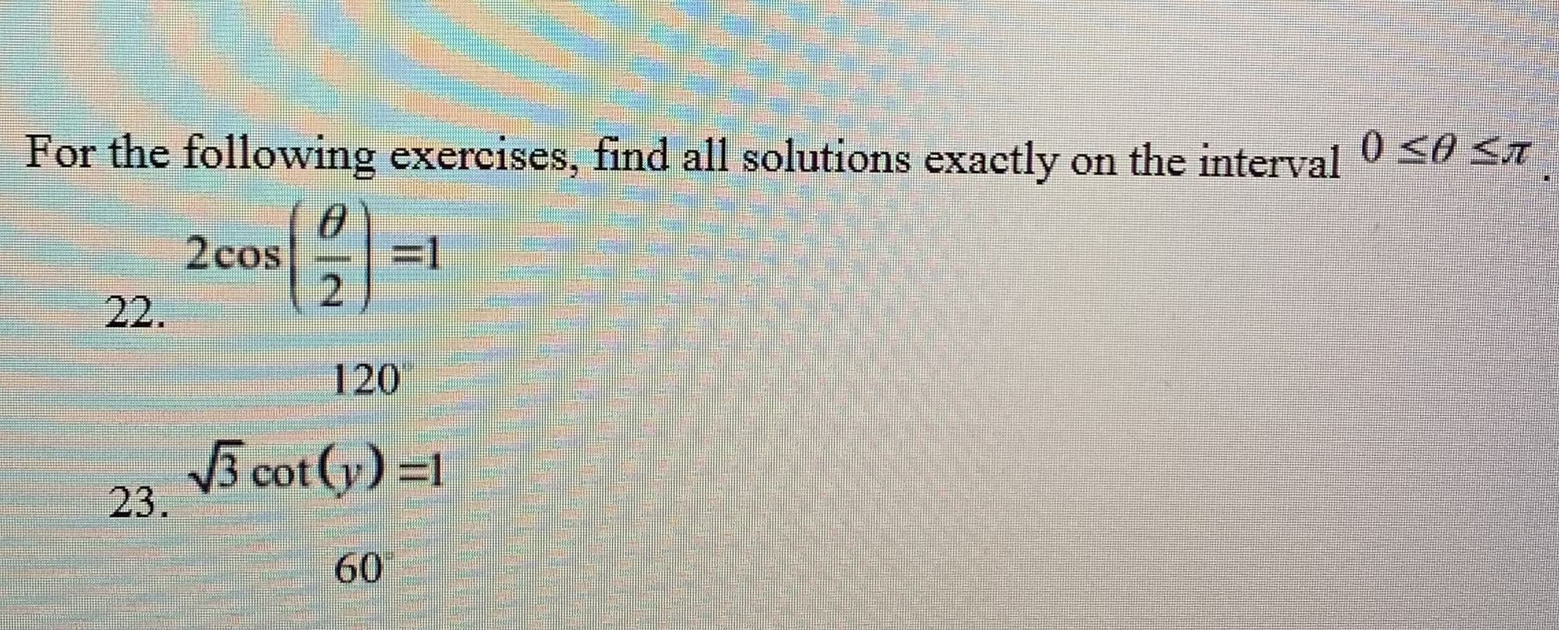 Solved For the following exercises, find all solutions | Chegg.com