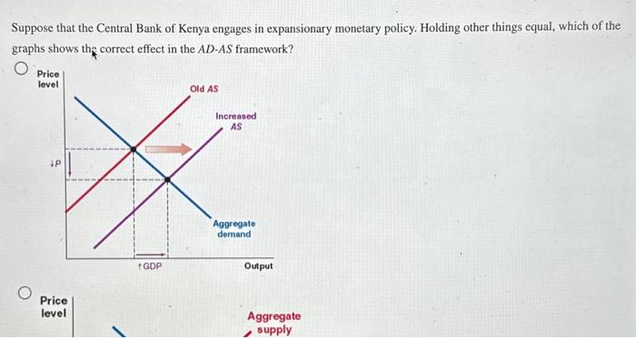 Solved Suppose that the Central Bank of Kenya engages in | Chegg.com