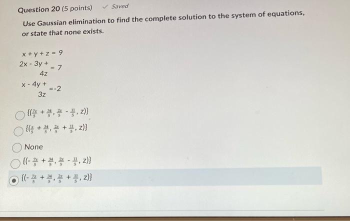 Solved Question 1 5 Points Saved Determine The Phase