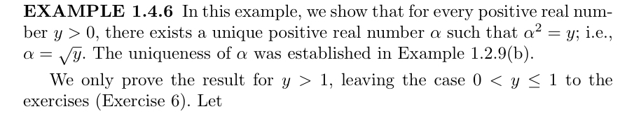 Solved EXAMPLE 1.4.6 ﻿In this example, we show that for | Chegg.com