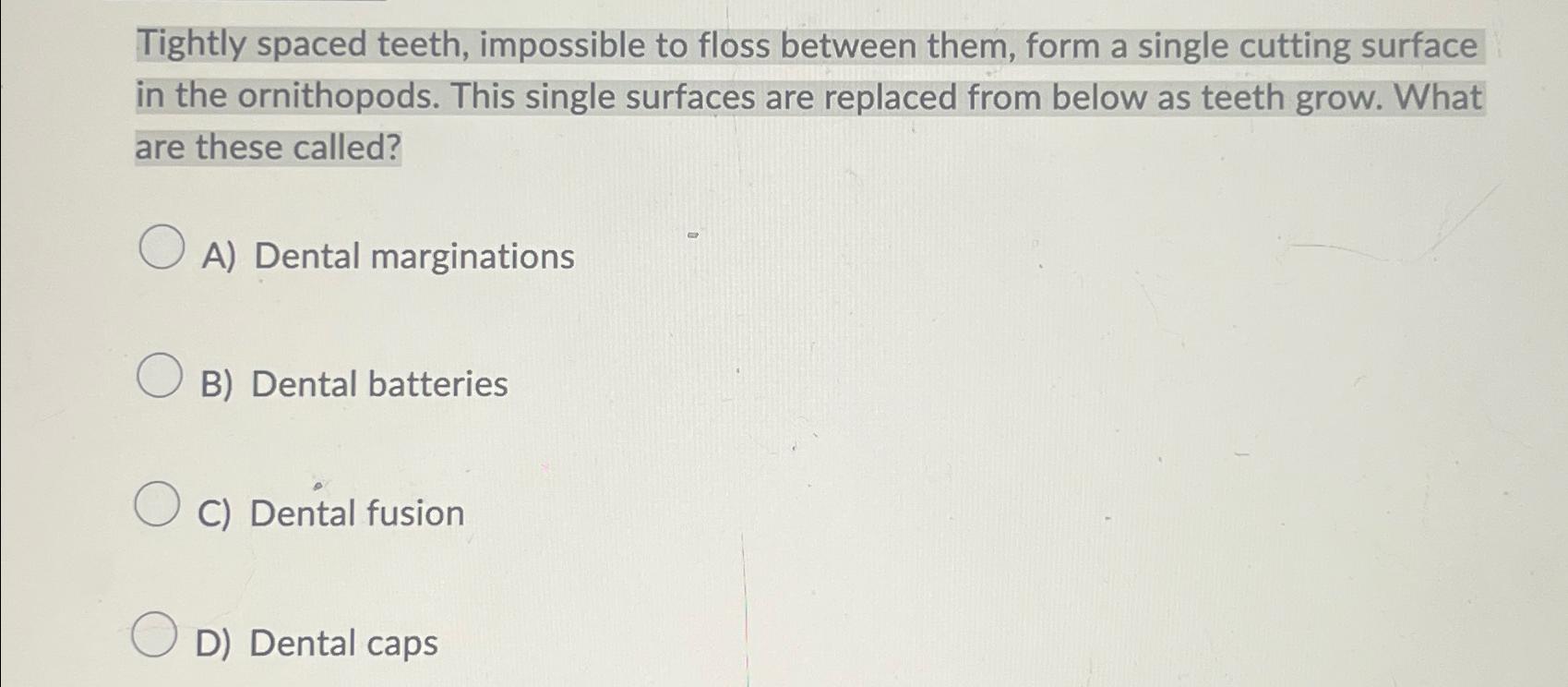 Solved Tightly spaced teeth, impossible to floss between