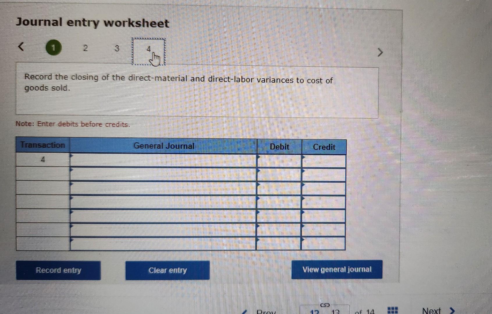 Solved Journal Entries under Standard Costing (Appendix),