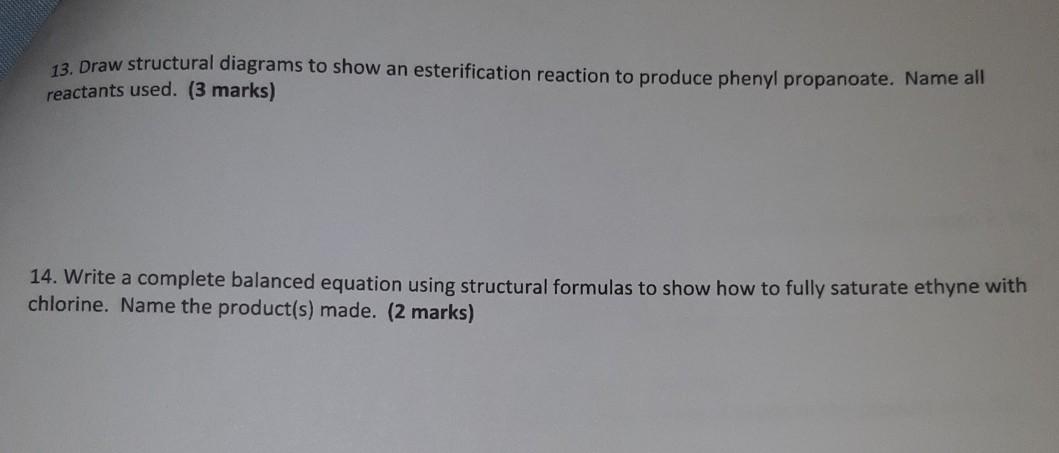 Solved Complete the following reactions and use IUPAC method | Chegg.com