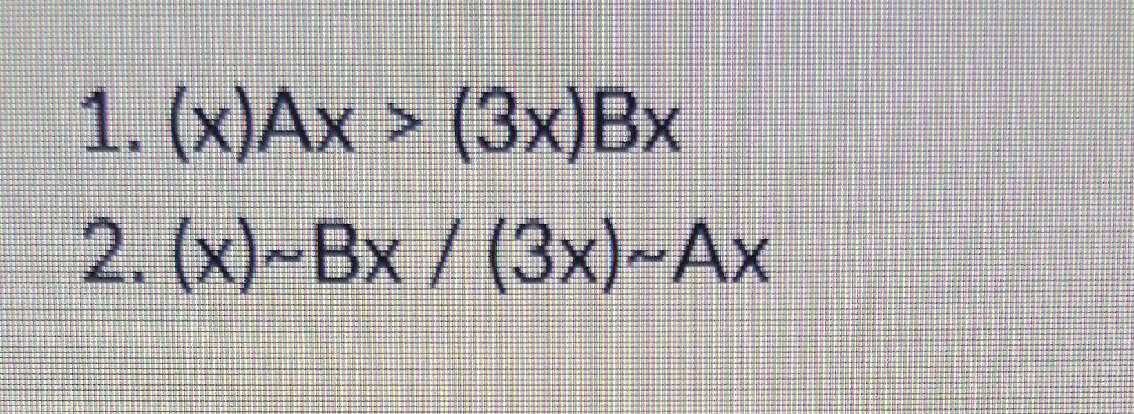 Solved Use the change of quantified (otherwise known as | Chegg.com