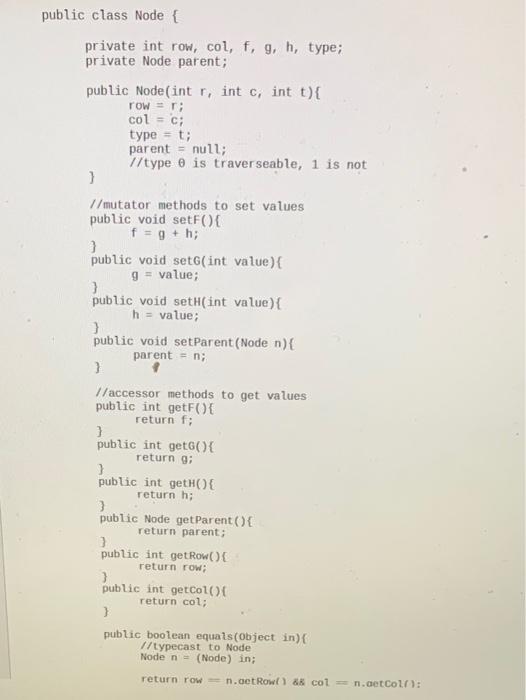 Solved Instructions Write a program that implements the A | Chegg.com