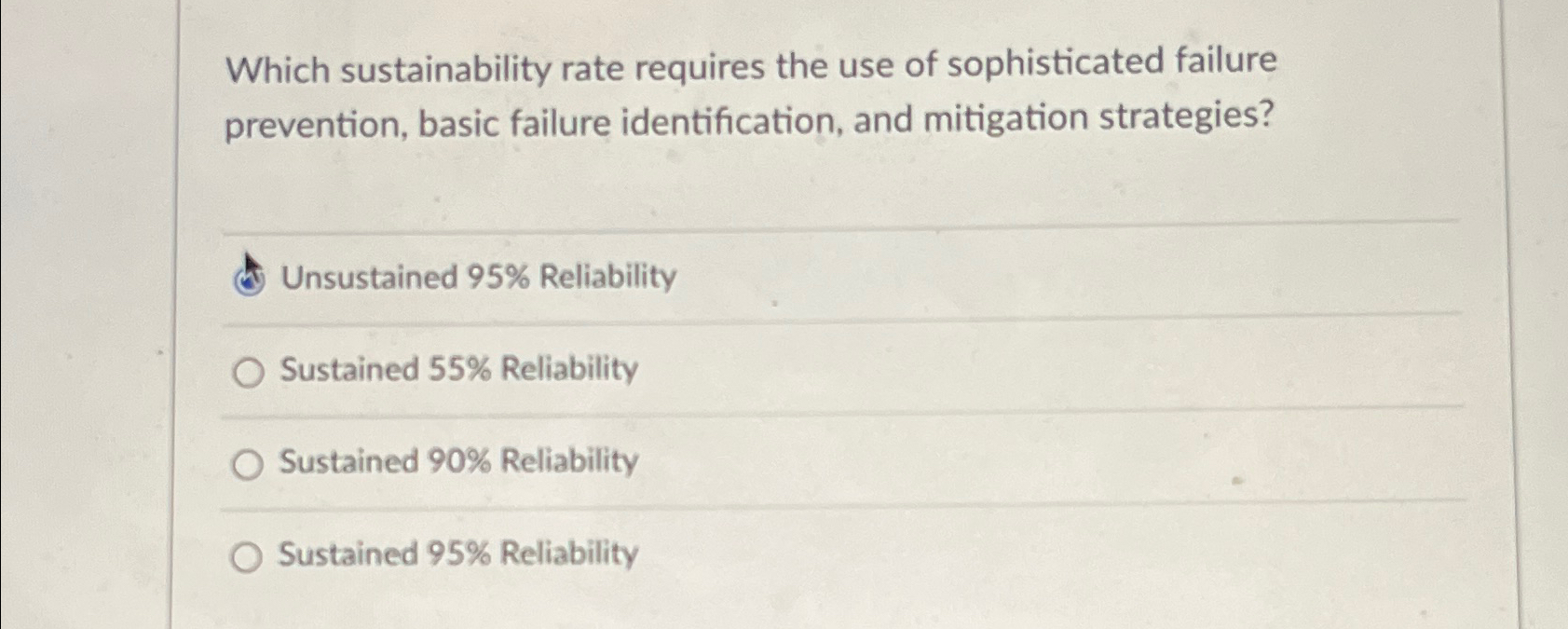 Solved Which sustainability rate requires the use of | Chegg.com