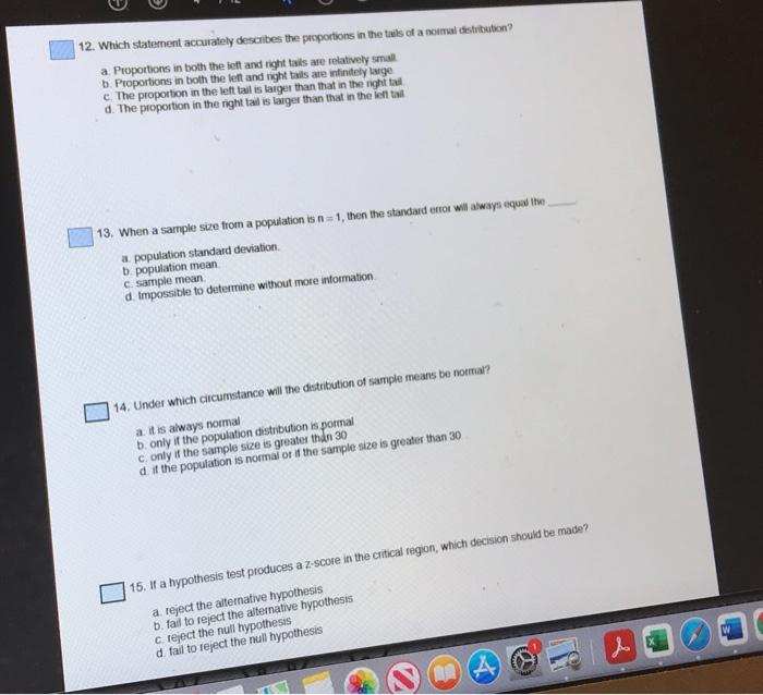 Solved 12. Which statement accurately describes the | Chegg.com