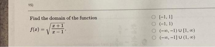 Solved Find The Domain Of The Function \\[ | Chegg.com