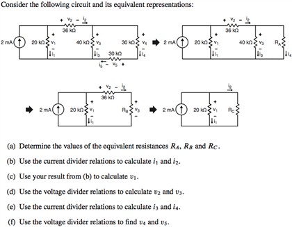 Solved Consider the following circuit and its equivalent | Chegg.com
