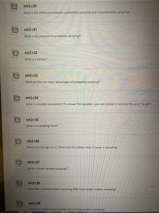 Solved wk 3-r30 What is the difference between probability | Chegg.com