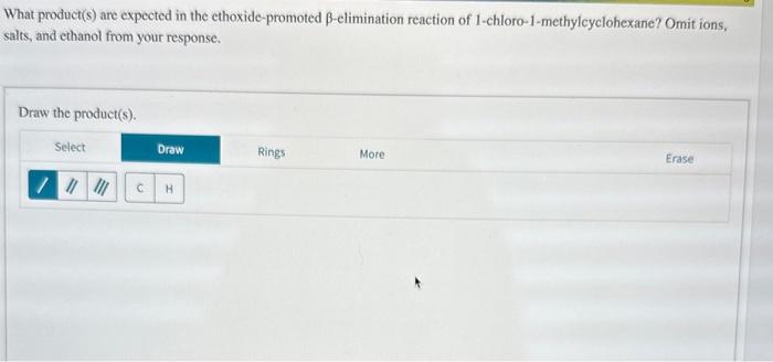 Solved What product(s) are expected in the ethoxide-promoted | Chegg.com