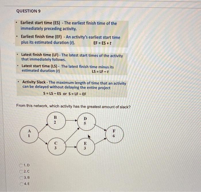 solved-questions-earliest-start-time-es-the-earliest-chegg