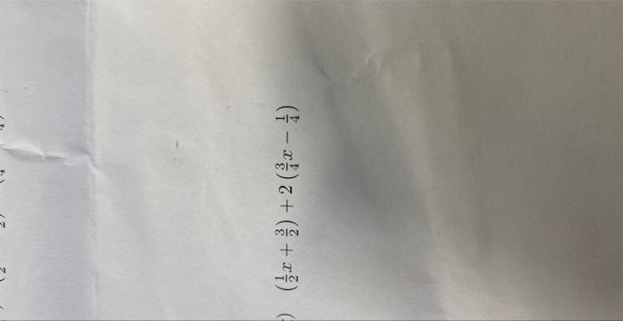 Solved (21x+23)+2(43x−41) | Chegg.com
