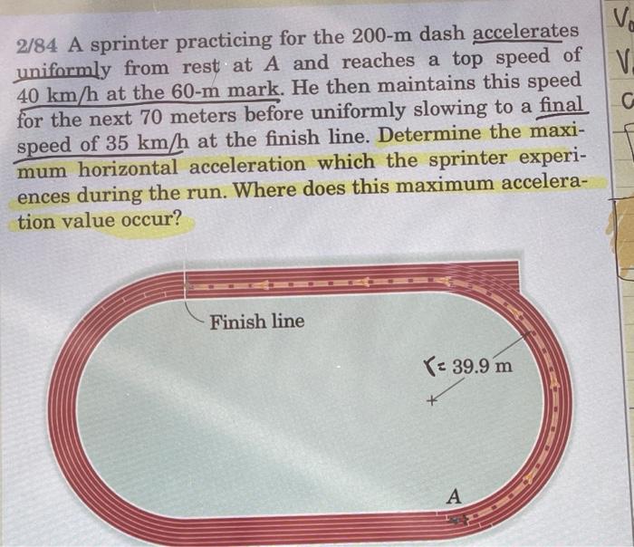 Solved explain it using at=vdot and if you cant explain why | Chegg.com