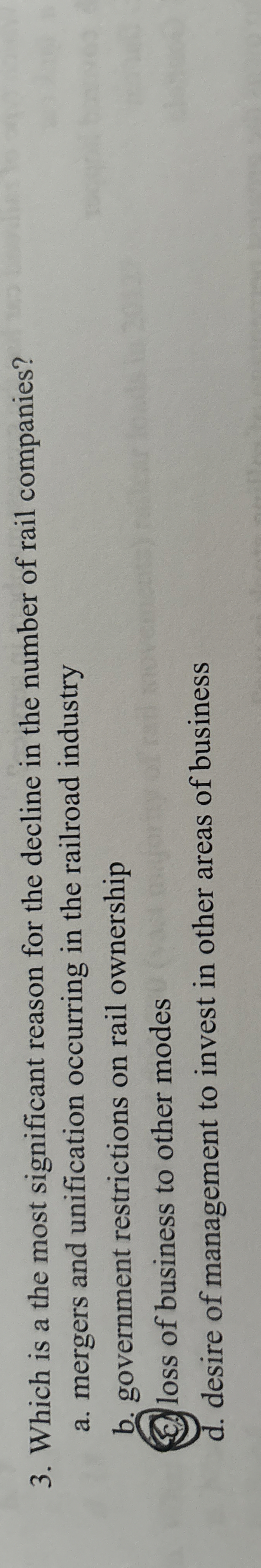 Solved Which is a the most significant reason for the