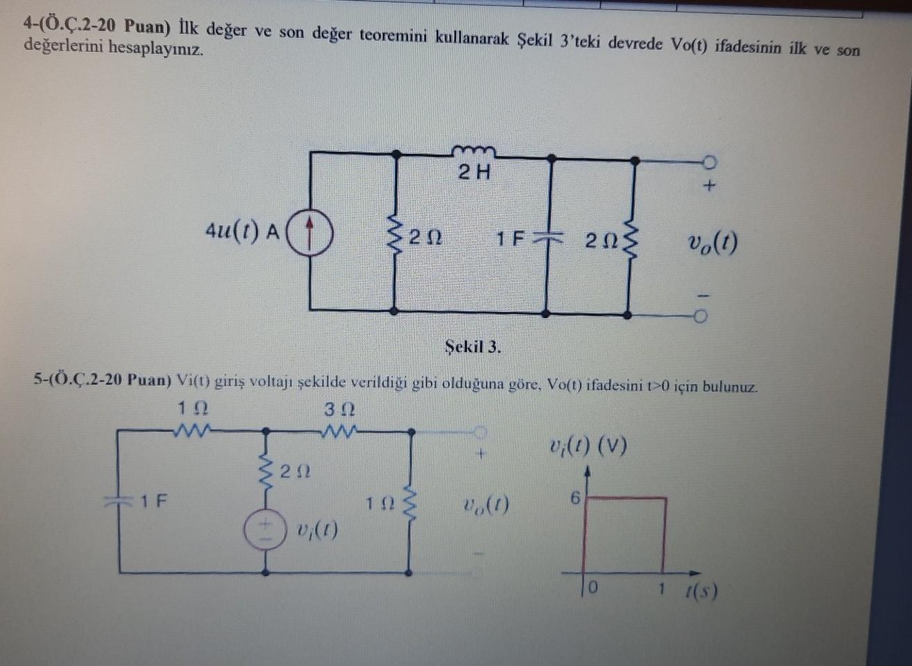 Solved Question 4 Calculate The First And Last Value Of T Chegg Com