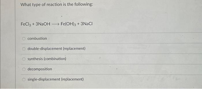 FeCl3 3NaOH - Phản Ứng Hóa Học và Ứng Dụng Thực Tiễn