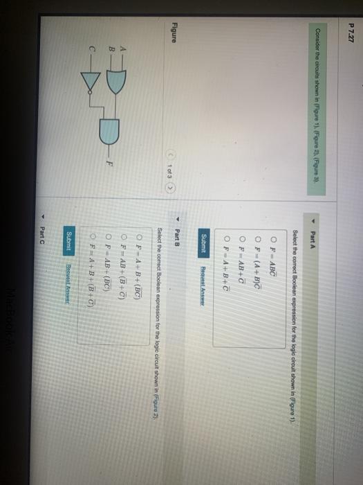 Solved P 7.27 Consider the circuits shown in (Figure 1. | Chegg.com