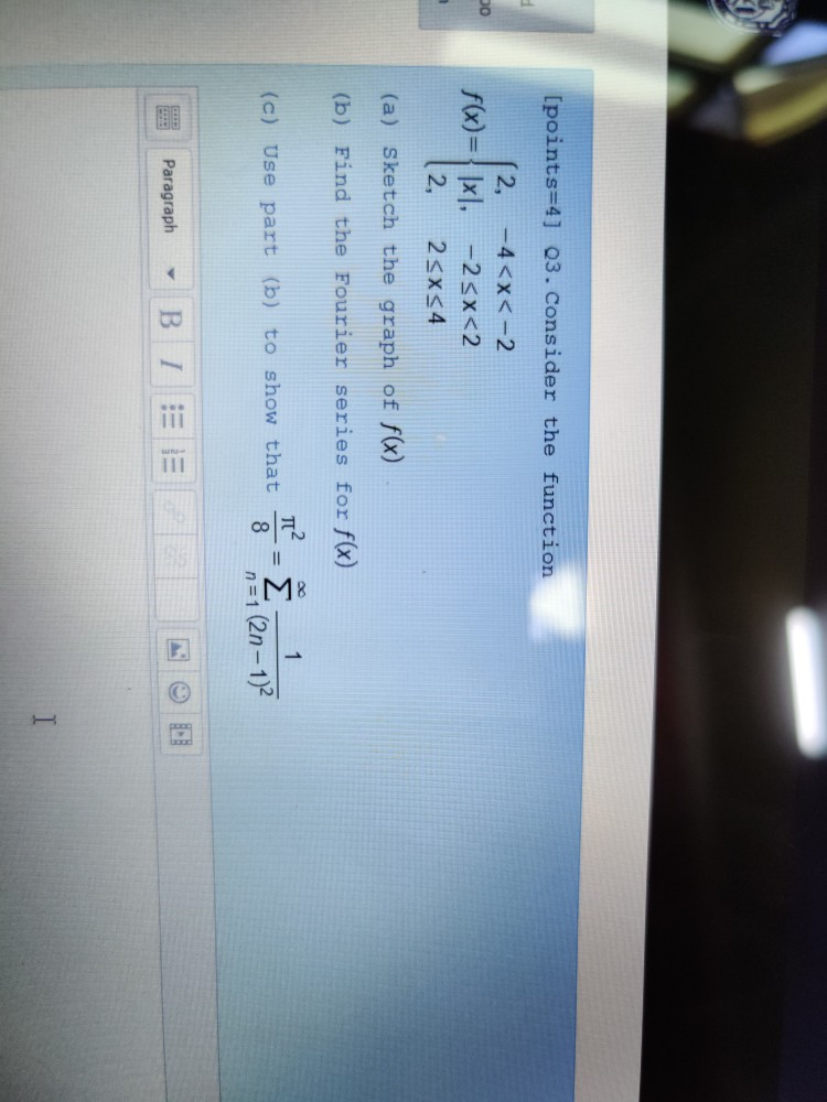 Solved [points=4] 03. Consider the function 30 2, -4 | Chegg.com