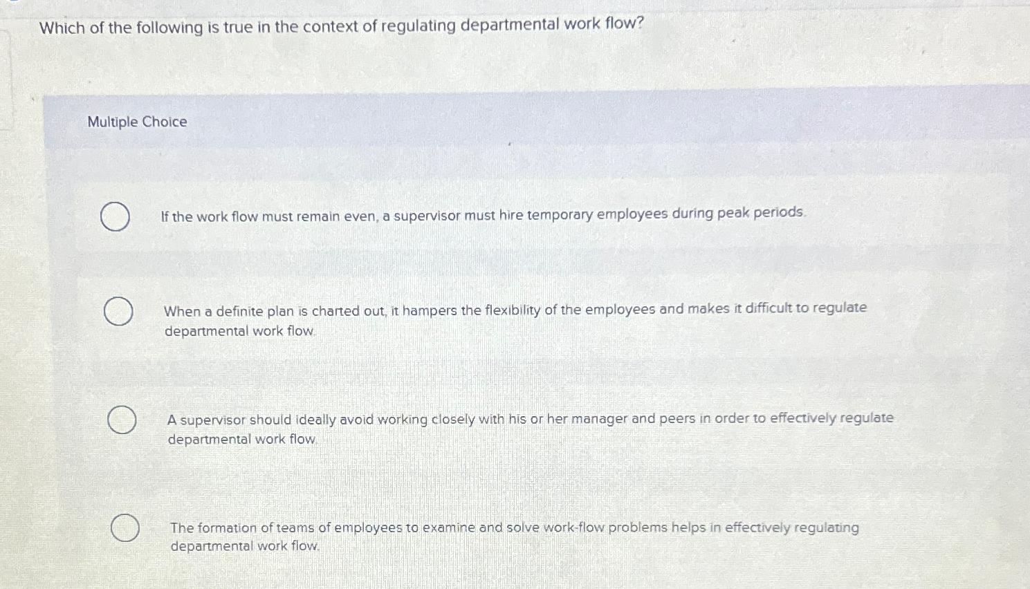 Solved Which of the following is true in the context of | Chegg.com
