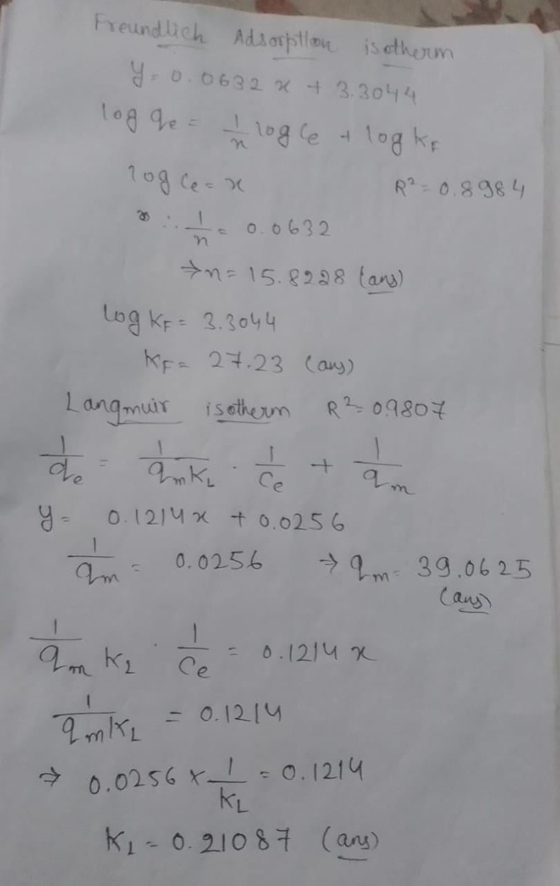 Solved I need typed solution of this handwritten | Chegg.com