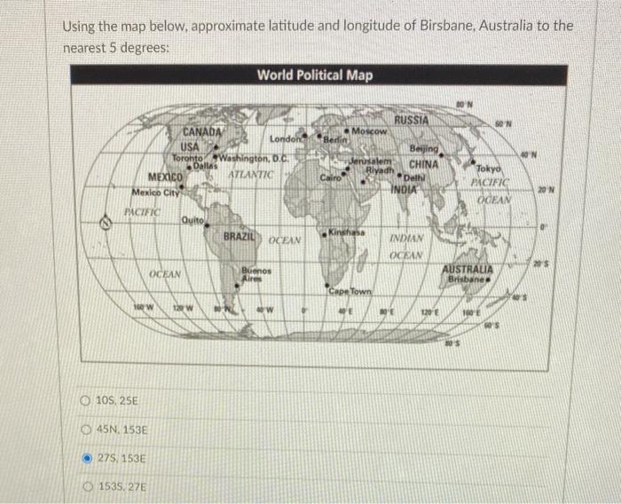 world political map with latitude and longitude