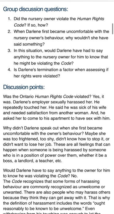 case study 1 darlene answers