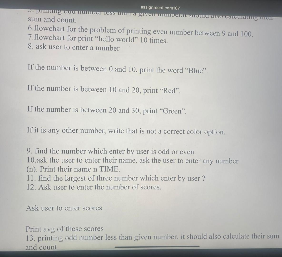 Write an algorithm and design a flowchart for: 1.find | Chegg.com