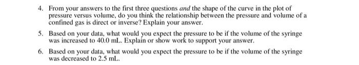 Solved 4. From your answers to the first three questions and | Chegg.com
