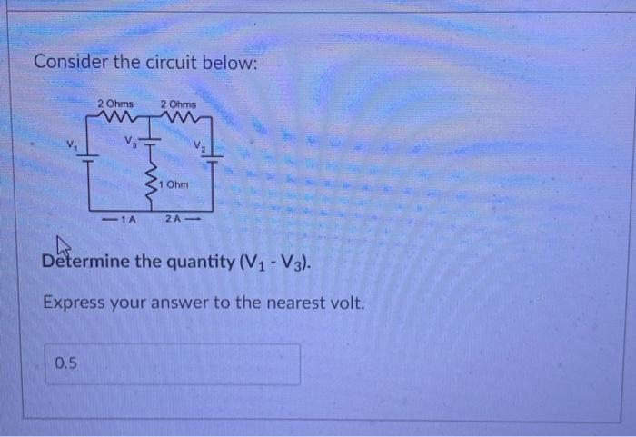 Solved Question 13 5 pts Consider the circuit below: a Let | Chegg.com