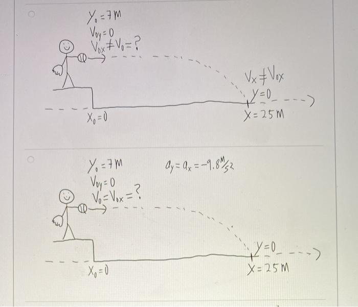 Solved A softball player throws a ball horizontally,