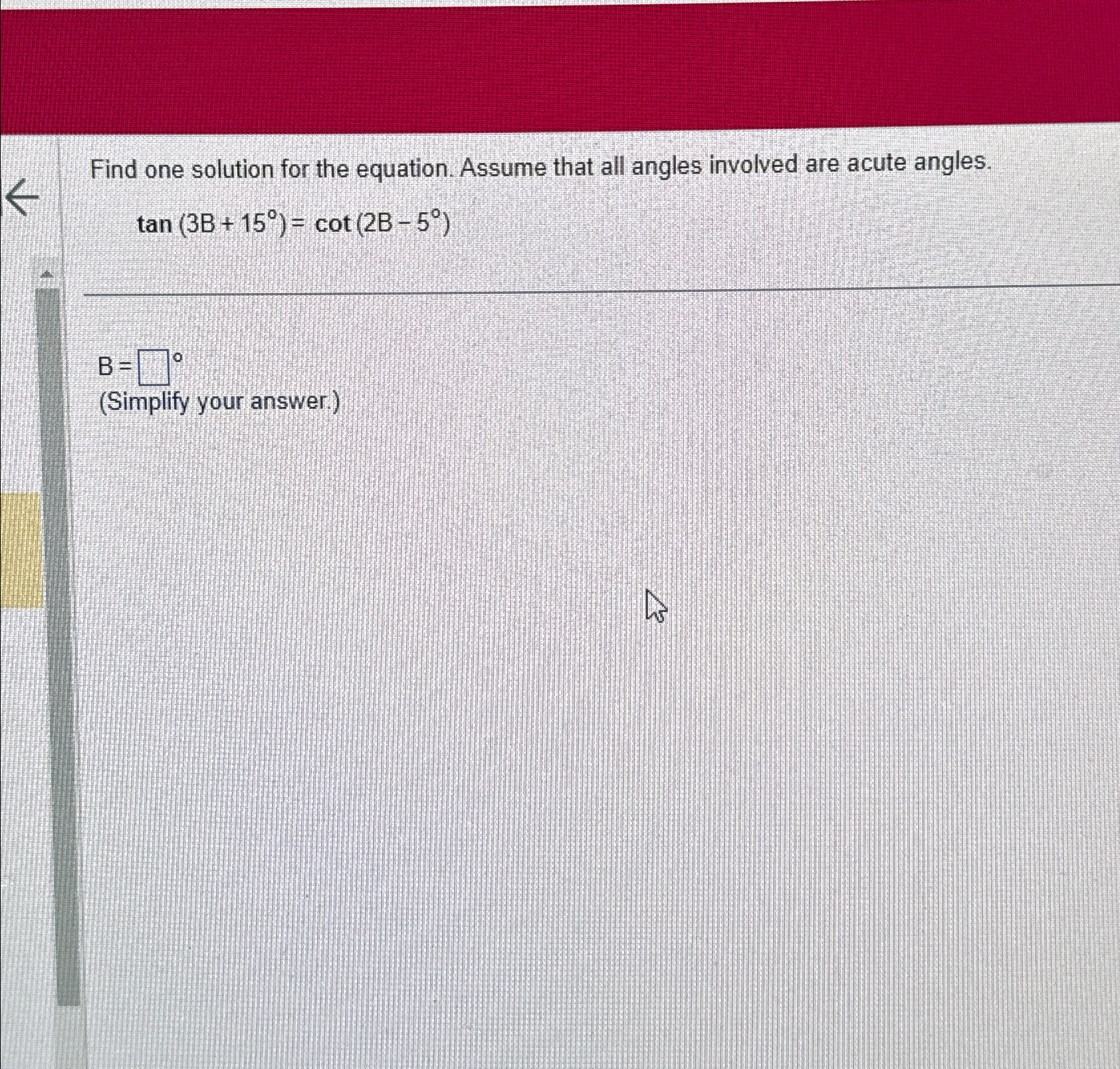 Solved Find one solution for the equation. Assume that all | Chegg.com