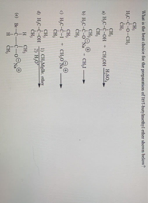 Solved What Is The Best Choice For The Preparation Of Chegg Com