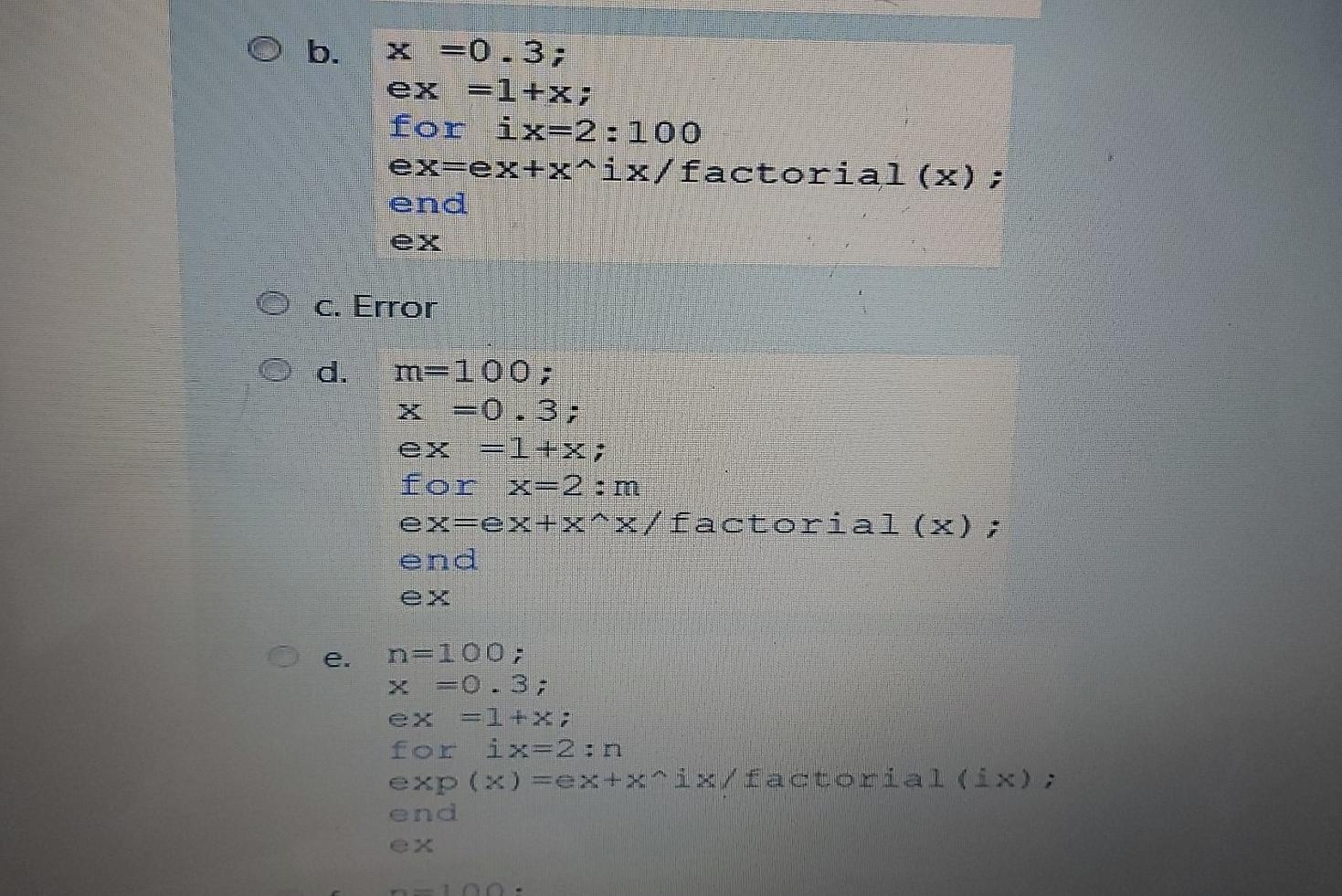 Solved The Exponential Function Can Be Calculated Using T Chegg Com