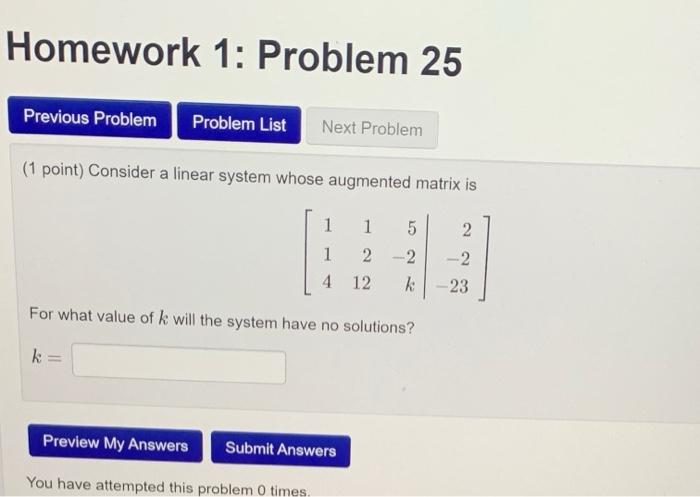 Solved Homework 1: Problem 25 Previous Problem Problem List | Chegg.com